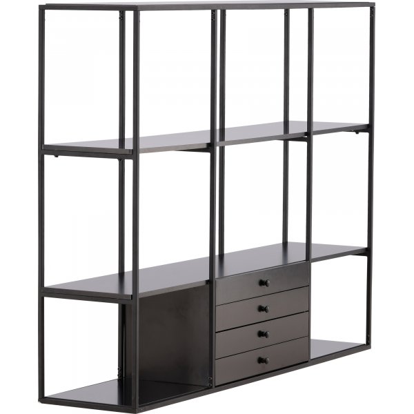 Bcherregal Amarillo - Schwarz