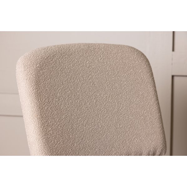 Esszimmerstuhl aus Seide - Beige