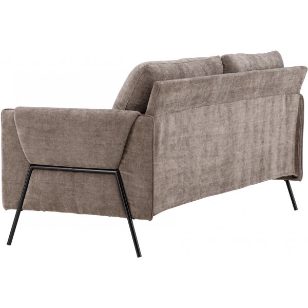 Indigofarbenes 2-Sitzer-Sofa - Beige Indigofarbenes 2-Sitzer-Sofa - Beige