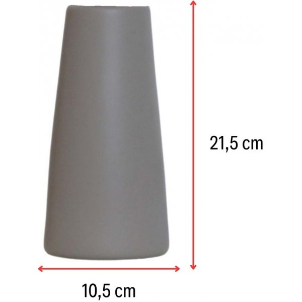 Konische Vase - Nerz Konische Vase - Nerz