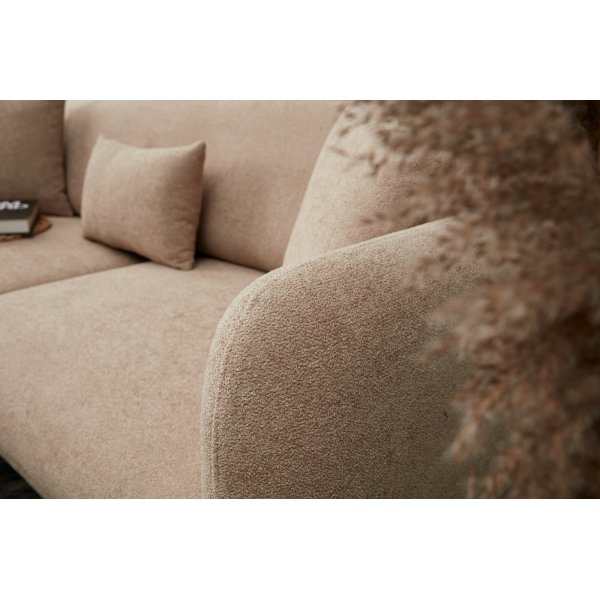 Simena Diwansofa links - Beige/Gold Simena Diwansofa links - Beige/Gold