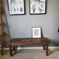 Kundenbild Benjamin, zusammenklappbare Bank - Vintage Holz