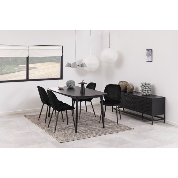 Femke Esszimmerstuhl - Schwarz Femke Esszimmerstuhl - Schwarz