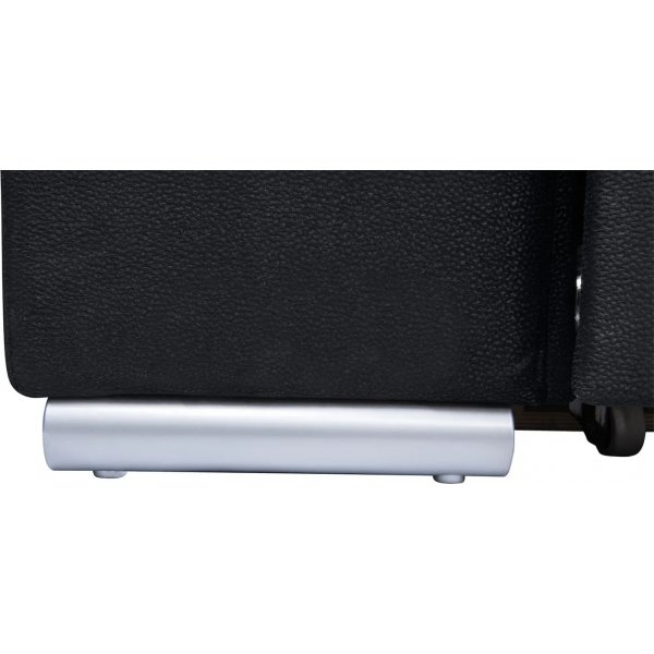 Darby Ecksofa rechts - Schwarz