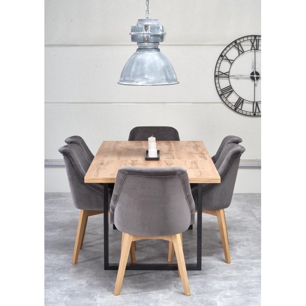 Kasady Esstisch 160-210 cm - Wotan Eiche/schwarz Kasady Esstisch 160-210 cm - Wotan Eiche/schwarz