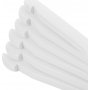 Kleiderbügel ohne Hosenbein, Holz, 44,5 cm, 20er-Pack - Weiß