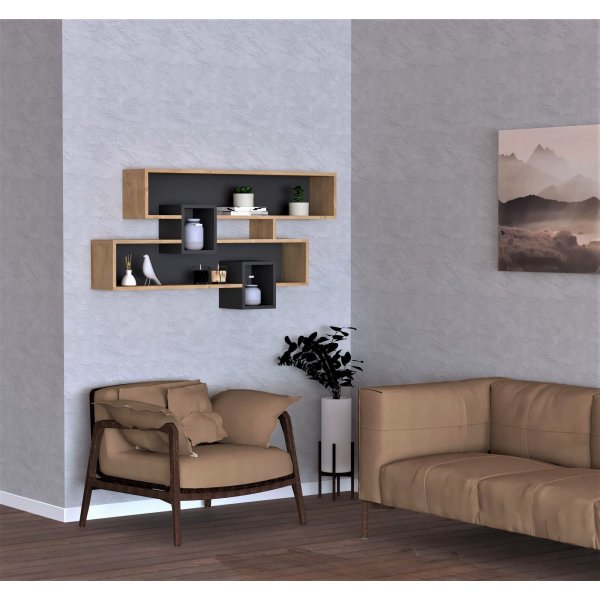 Wandregal Karen - Saphir/Anthrazit