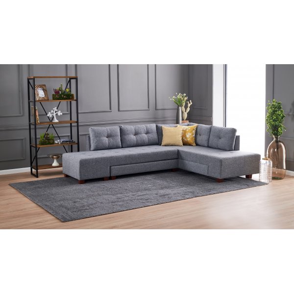 Ecksofa Manama - Grau Ecksofa Manama - Grau