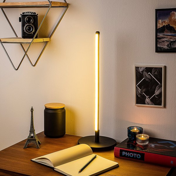 Nur Tischlampe - Schwarz