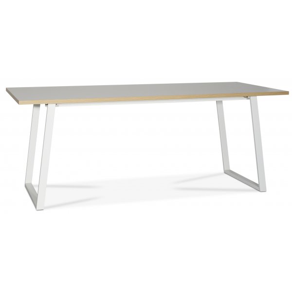 Edge Esstisch 190x90 - Weies Hochdrucklaminat (HPL)