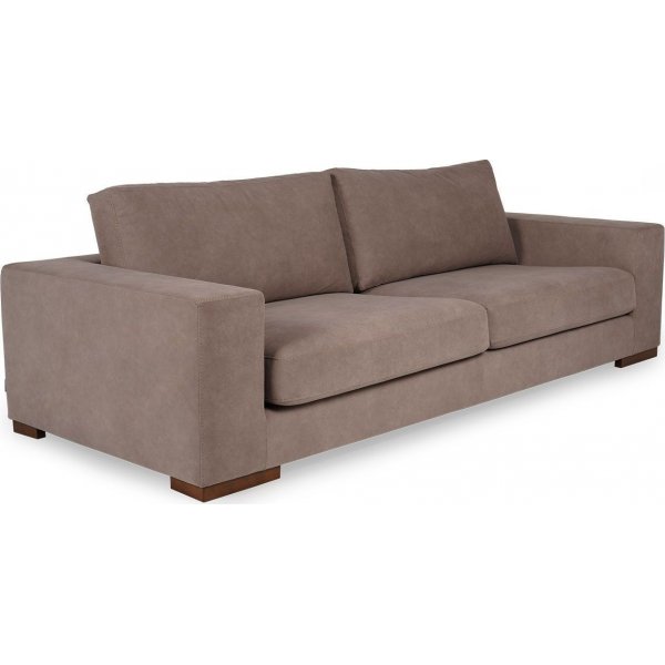 Neplus 3-Sitzer-Sofa - Braun