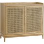 Othello Schrank - Eiche/Rattan