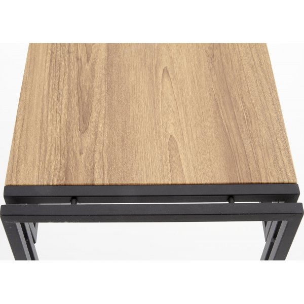 Dorine Konsolentisch - Eiche/schwarz