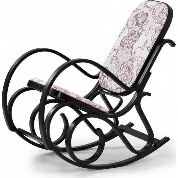 Komfort-Schaukelstuhl - Wenge Komfort-Schaukelstuhl - Wenge