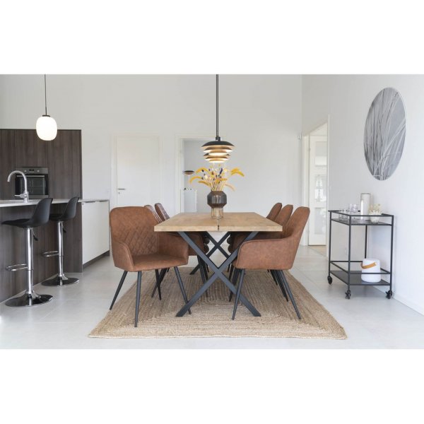 Bombay-Teppich - Natrliche Jute - 240x180