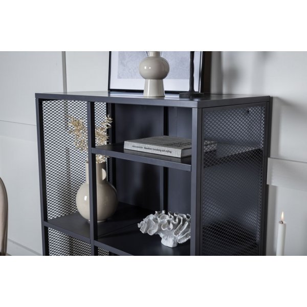 Doppelseitiger Schrank - Grau Doppelseitiger Schrank - Grau