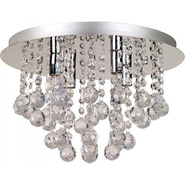 Aries Deckenlampe 4 - Chrom/Kristall