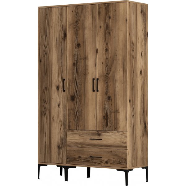 Kumsal Kleiderschrank 9 Walnuss