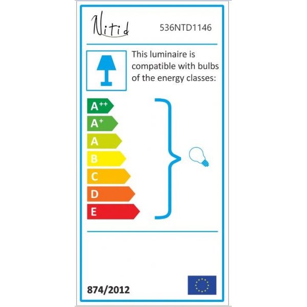 Geweih Tischlampe - Nussbaum/schwarz
