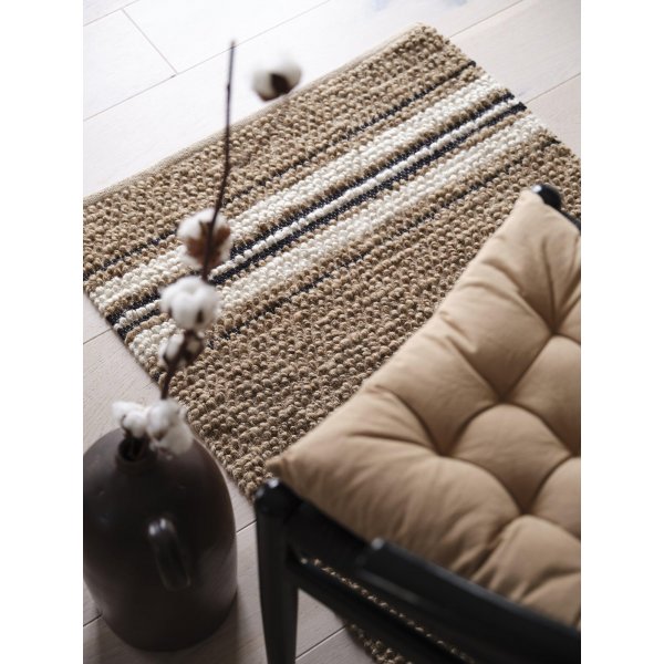 Noah Stuhlkissen 40 x 40 cm - Eiskaffee