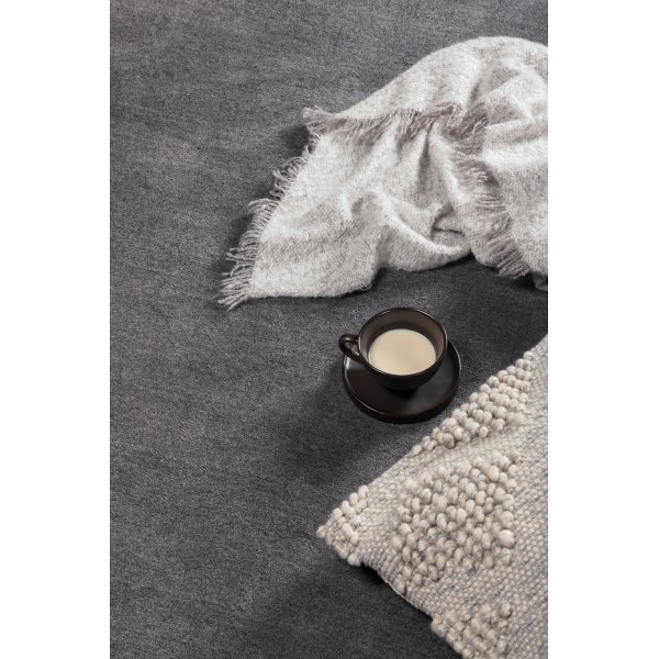 Wollteppich Bella - Dunkelgrau Wollteppich Bella - Dunkelgrau