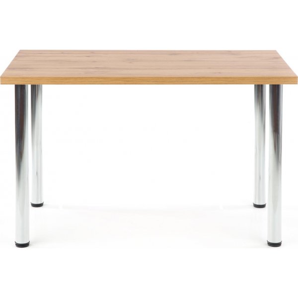 Buno Esstisch 120 cm - Wotan Eiche/Chrom