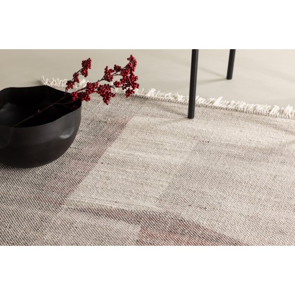 Rio-Teppich - Beige/Rot