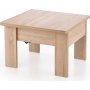 Serafin ausziehbarer Couchtisch 80-160 cm - Sonoma Eiche