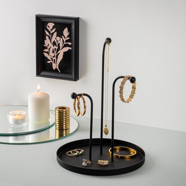 Leros Dekoteller - Schwarz Leros Dekoteller - Schwarz