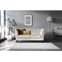 Milton Chesterfield 2-Sitzer - Beige Samt