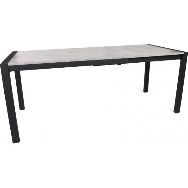 Silva Esstisch 120-187 x 74 cm - Nerz/Schwarz Silva Esstisch 120-187 x 74 cm - Nerz/Schwarz