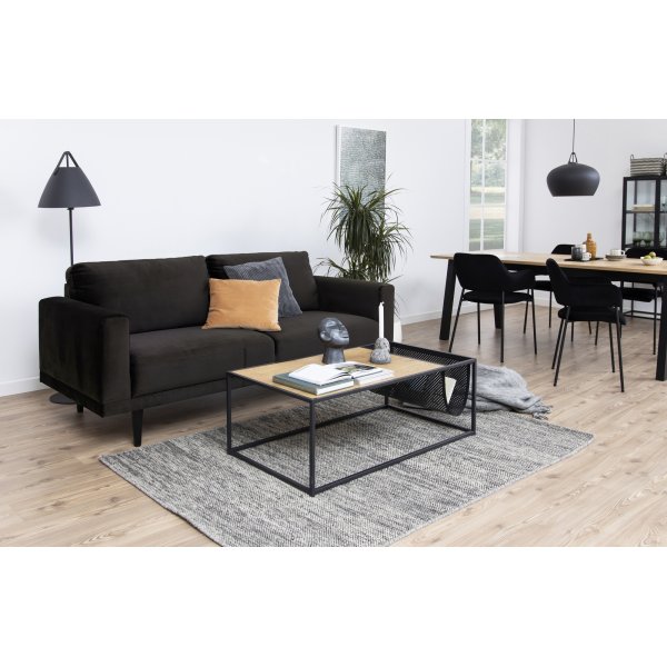 Seaford Couchtisch 110 cm - Eiche/schwarz