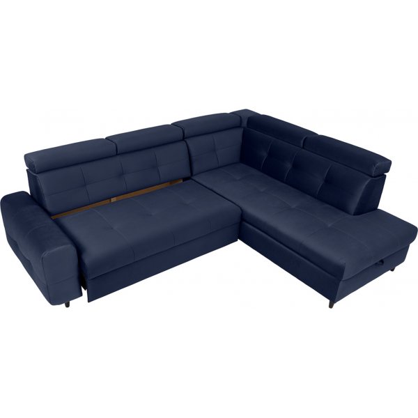 Matras Ecksofa mit offenem Ende rechts - Blau Matras Ecksofa mit offenem Ende rechts - Blau