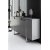 Lux Sideboard - Anthrazit/Silber