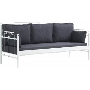 Hampus 3-Sitzer Outdoor-Sofa - Wei/Anthrazit + Fleckentferner fr Mbel