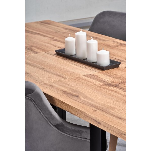 Kasady Esstisch 160-210 cm - Wotan Eiche/schwarz Kasady Esstisch 160-210 cm - Wotan Eiche/schwarz