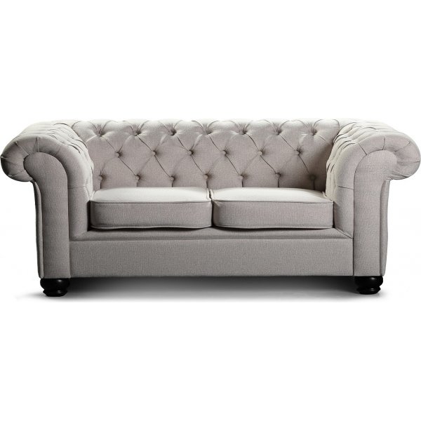 Chesterfield York 3-Sitzer-Sofa - Stoff nach Wahl