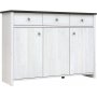Salvador Sideboard - wei/schwarz