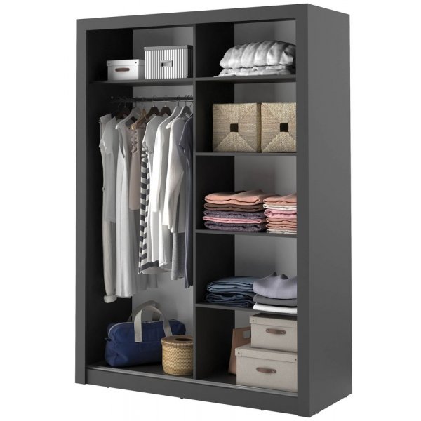 Mervyn Garderobe 150 - Schwarz