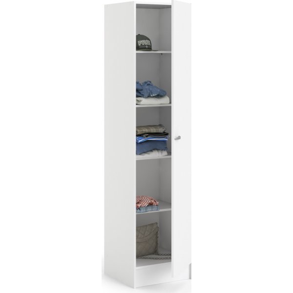 Focus-Schrank - Wei� - H�he 200 cm - Breite 49,2 cm