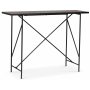 Portland Stehtisch 140 cm - Braun/Schwarz