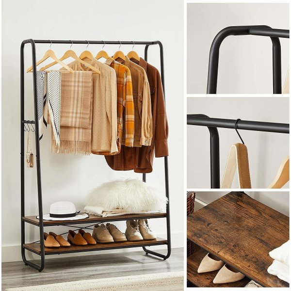 Hilde Kleiderst�nder - Braun/Schwarz