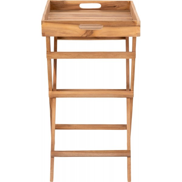 Runder Tabletttisch 39 x 29 cm - Teak