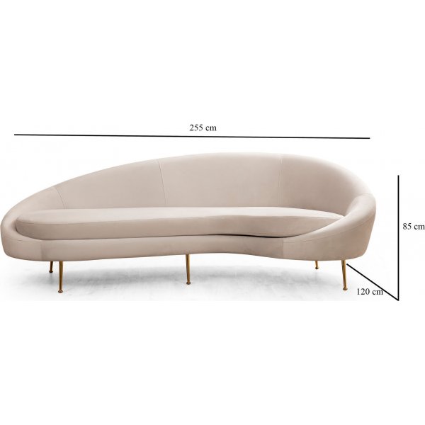 Essie Diwansofa - Beige