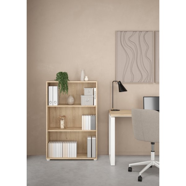 Schilder-B�cherregal niedrig - Hickory