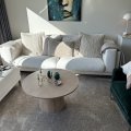 Kundenbild Cone runder Couchtisch Ø85 cm - Whitewash