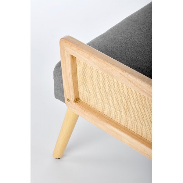 Sessel Fire - Grau & Holz Sessel Fire - Grau & Holz