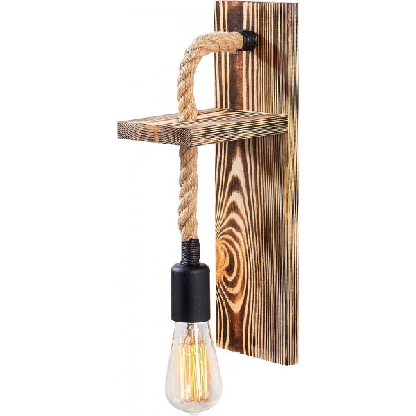 Erebos Wandleuchte 2 - Holz
