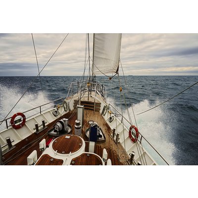 Glasbild Yacht - 120x80 cm