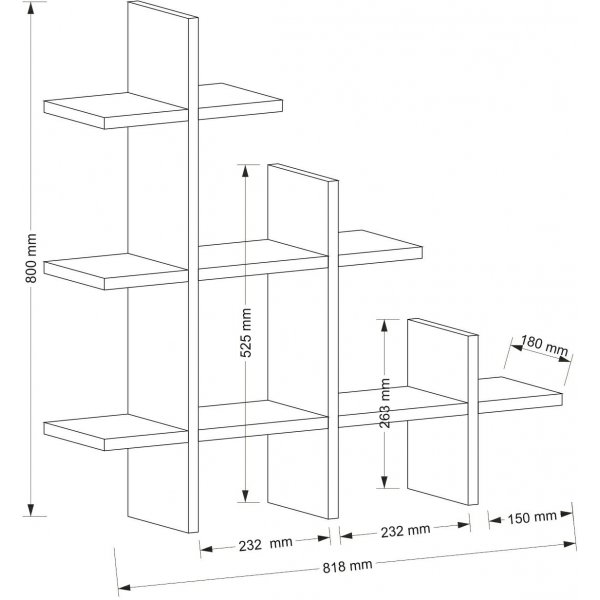 Juke Wandregal - Travertin